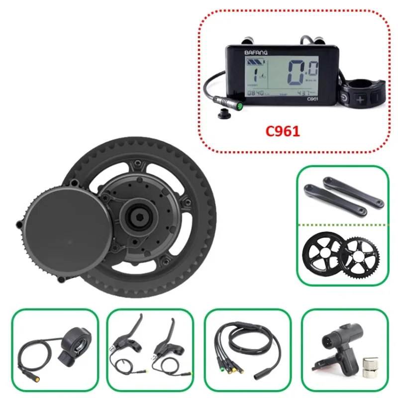 G340 Mittelmotor-Kit C961 Disp – Mid Drive Conversion Kit 1000W Bewertung und Preis