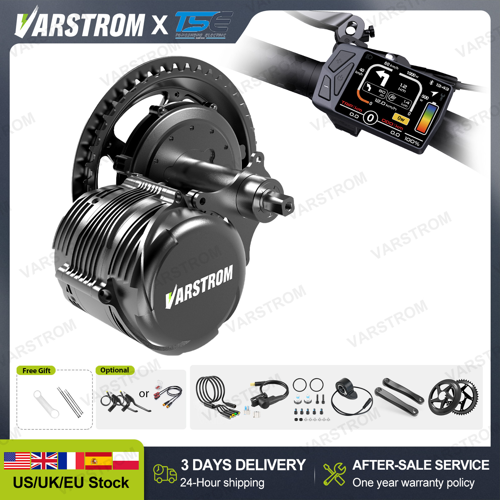 [US 3 Tage schnelle Lieferung] – Side Hung Mid Drive Motor Kit Bewertung und Preis